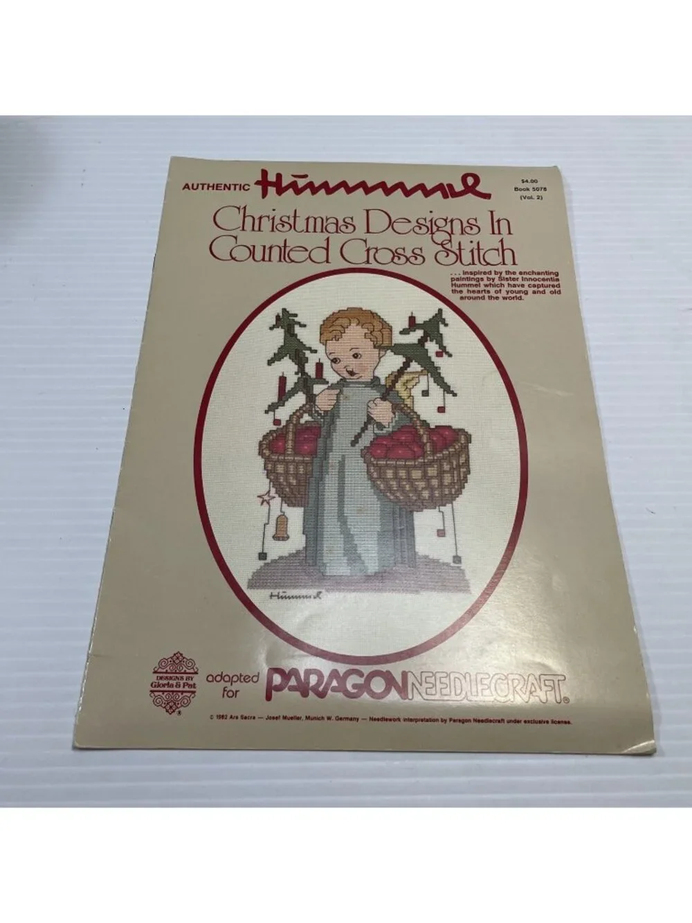 Hummel Designs Counted Cross Stitch Book 2 Paragon Gloria & Pat 1982 - EUC Read